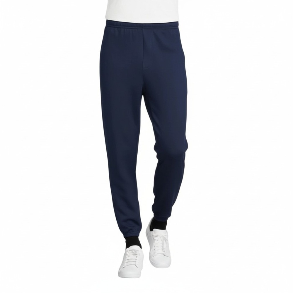 Athletic Works Mens Sweatpants Size M (32-34) Blue Fleece Tapered Loungewear